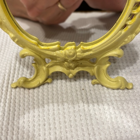 Metal Cherub Vanity Mirror - Picture 3 of 8